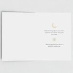 Eid Mubarak Greeting Card – Green & Gold-Tone Crescent Design - Image 6
