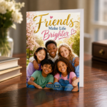 Friends Make Life Brighter Greeting Card - Image 2