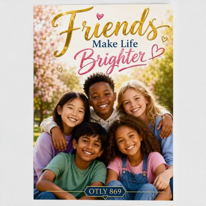 Friends Make Life Brighter Greeting Card