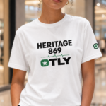 OTLY 869 Heritage Unisex Organic Cotton T-Shirt – White