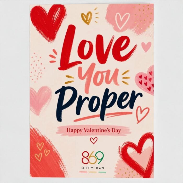 Love You Proper Valentine’s Day Greeting Card