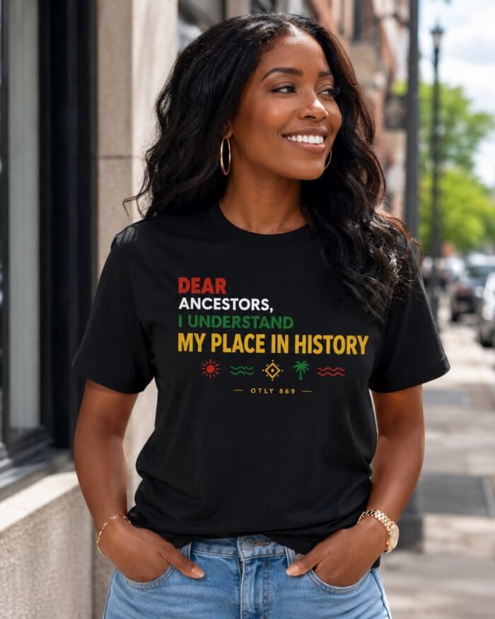 OTLY 869 My Place in History Organic Cotton Unisex T-Shirt