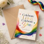 LGBTQ+ Pride Greeting Card – Celebrate Love, Celebrate You - Image 4