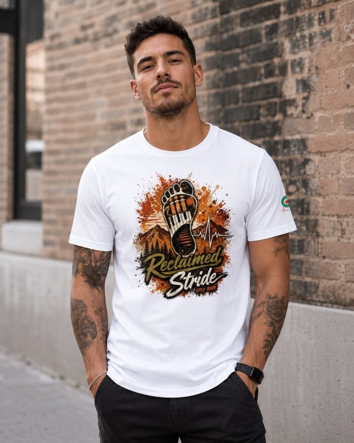 OTLY 869 Reclaimed Stride Unisex Organic Cotton T-Shirt