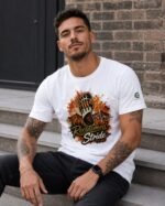 OTLY 869 Reclaimed Stride Unisex Organic Cotton T-Shirt - Image 3