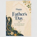 South Asian Inspired Father’s Day Card for Dad - Image 3