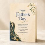 South Asian Inspired Father’s Day Card for Dad - Image 2