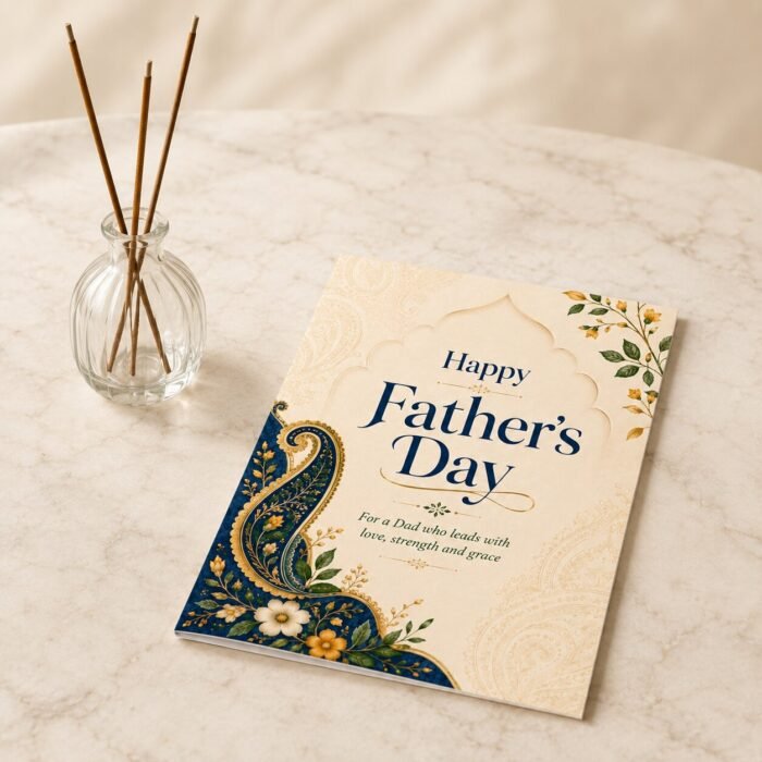 South Asian Inspired Father’s Day Card for Dad