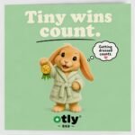 Tiny Wins Greeting Card by OTLY 869