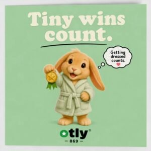 Tiny Wins Greeting Card by OTLY 869