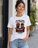 The Only Thing Fake… – Organic Unisex T-Shirt (White) - Image 2