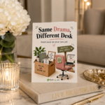 Same Drama, Different Desk – New Job Greeting Card