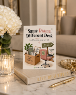 Same Drama, Different Desk – New Job Greeting Card