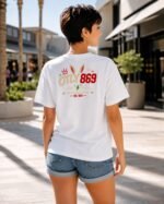 OTLY 869 Zia Rabbit Street Mascot Series Unisex T-Shirt - Image 2