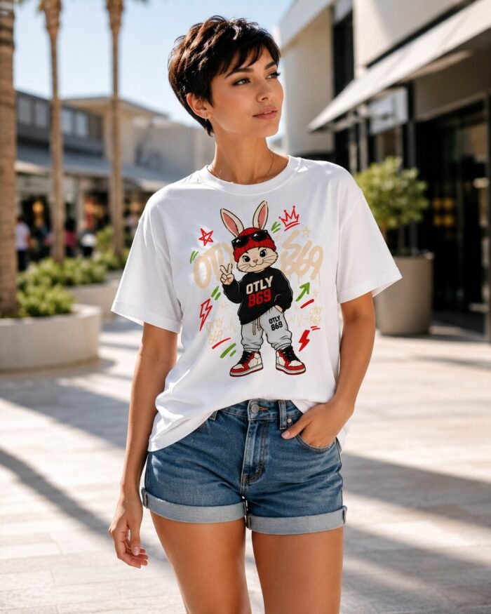OTLY 869 Zia Rabbit Street Mascot Series Unisex T-Shirt