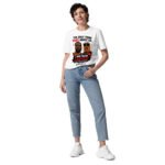 The Only Thing Fake… – Organic Unisex T-Shirt (White) - Image 4