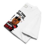 The Only Thing Fake… – Organic Unisex T-Shirt (White) - Image 5