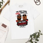 The Only Thing Fake… – Organic Unisex T-Shirt (White) - Image 3