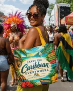 Carry the Caribbean Everywhere – Large Tote Bag - Image 6