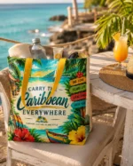Carry the Caribbean Everywhere – Large Tote Bag - Image 3