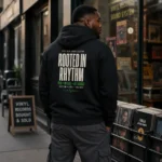Rooted in Rhythm Premium Unisex Hoodie - Image 5