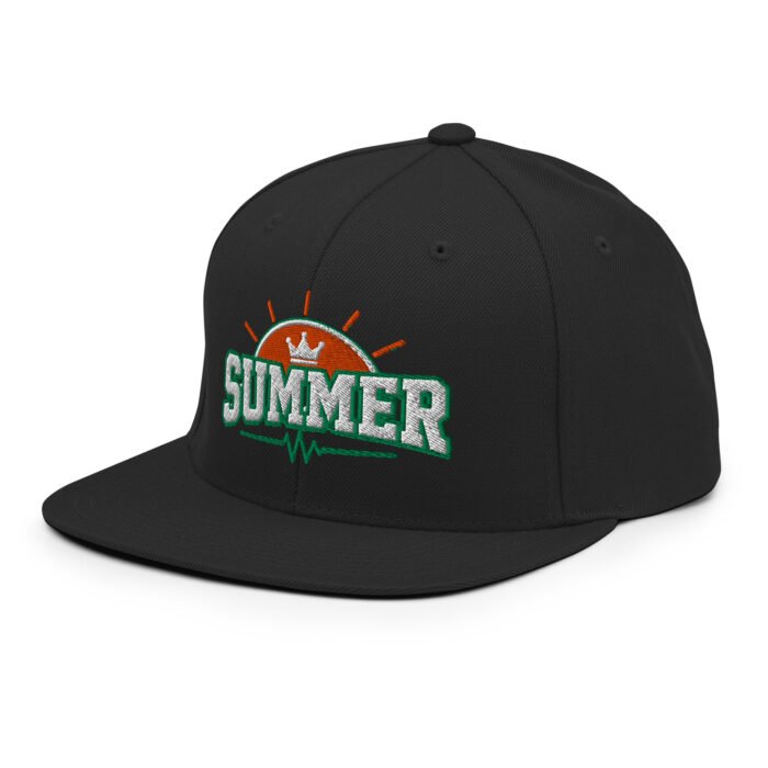 Summer Reigns Embroidered Snapback