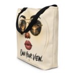 Own Your View — Large All-Over Print Tote Bag with Pocket - Image 4