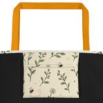 Kind Strength - Large All-Over Print Tote Bag with Pocket - Image 5