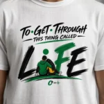 To Get Through Life — Unisex T-Shirt - Image 4