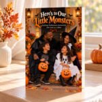 Here’s to Our Little Monsters – Halloween Greeting Card