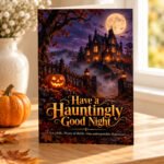 Have a Hauntingly Good Night – Halloween Greeting Card