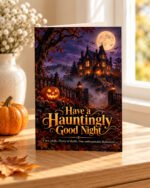 Have a Hauntingly Good Night – Halloween Greeting Card