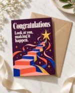 Making It Happen – Congratulations Greeting Card - Image 3