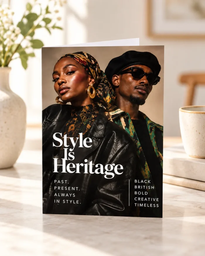 Style Is Heritage – Greeting Card