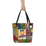 Own Today – Large All-Over Print Tote Bag with Pocket - Image 5