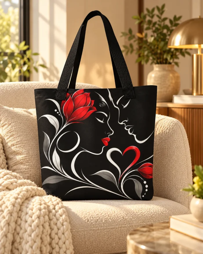 Two Hearts in Harmony – Tote Bag